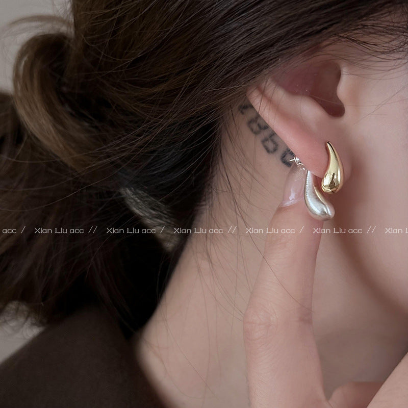 Women's Water Drop Niche Design Premium Unique Retro Affordable Luxury Earrings