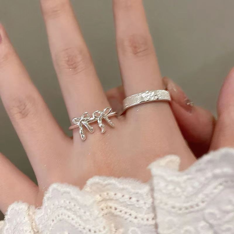 Light Luxury High-grade Sense Simple Index Rings