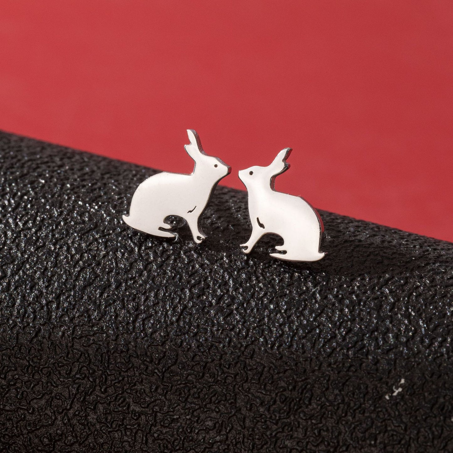 Small Animal Cute Butterfly Rabbit Asymmetric Earrings