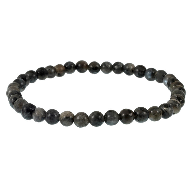 Stone Volcanic Rock Turquoise Malachite Agate Bracelet