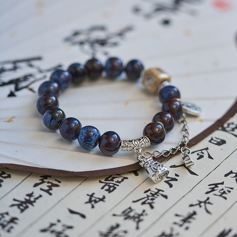 Women's Ceramic Summer High-grade Chinese Style National Bracelets