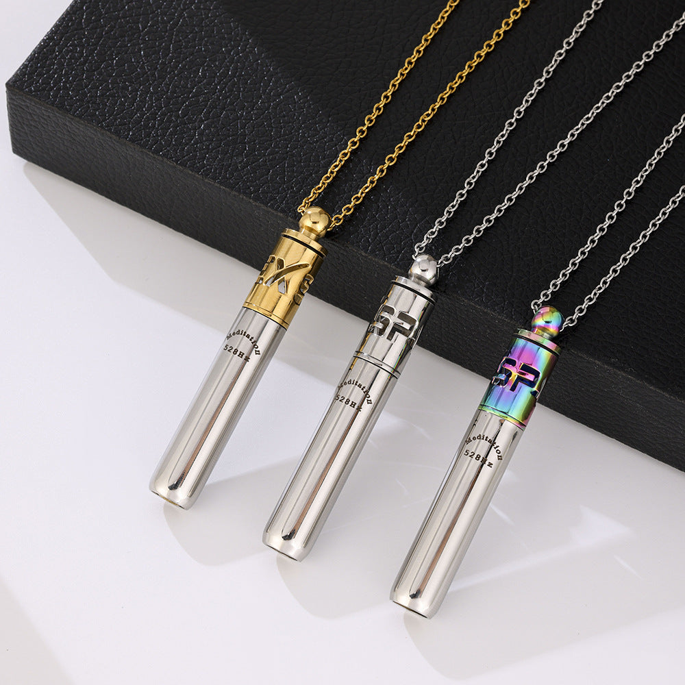 Rocket Meditation Breathing Whistle Hz Decompression Necklaces