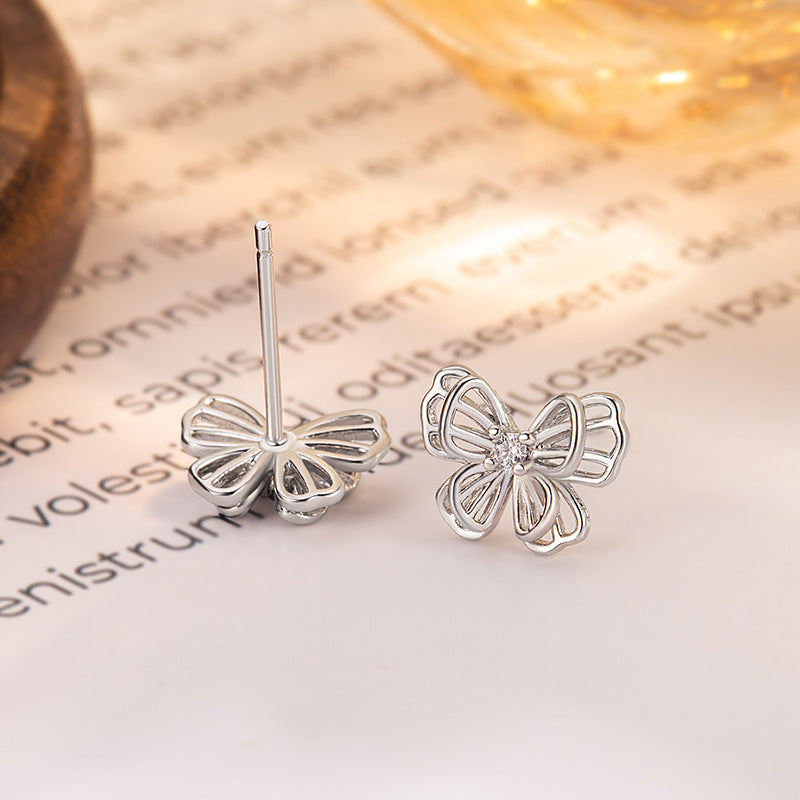 Hollow Line Design Delicate Everyday Joker Stud Earrings