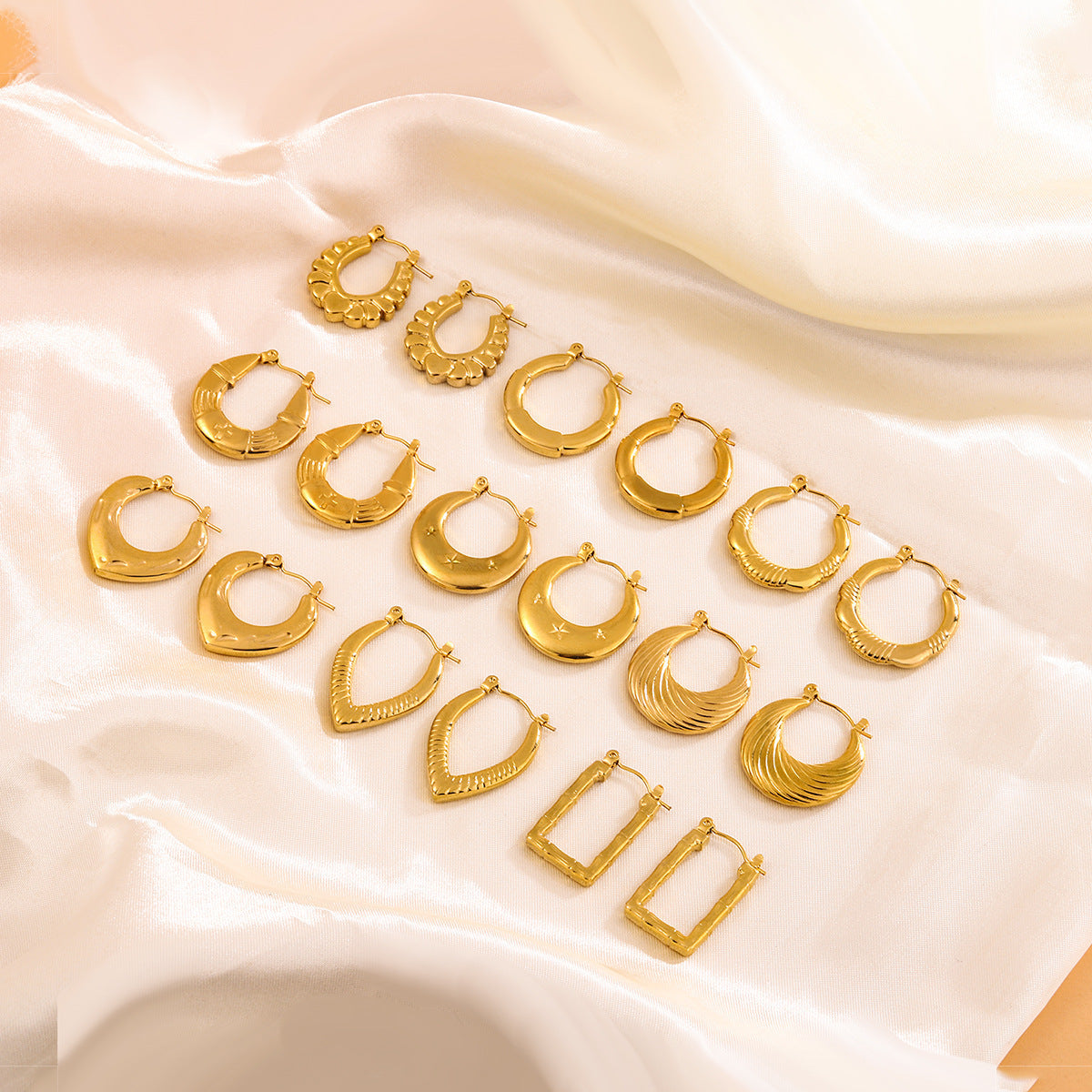 Luxury High Sense Titanium No Fading Ear Earrings