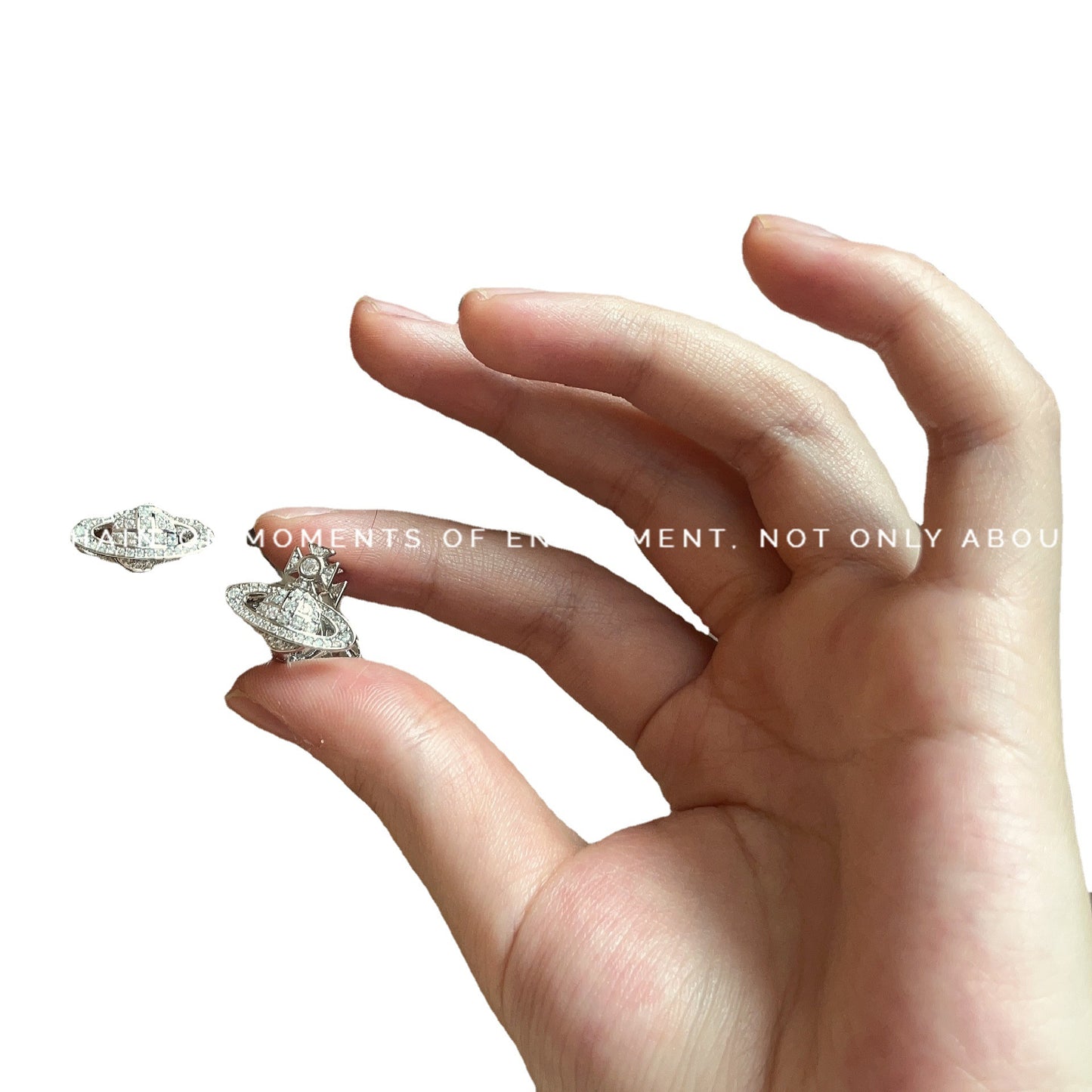 Women's Ear Clip Saturn Niche High-grade Light Rings