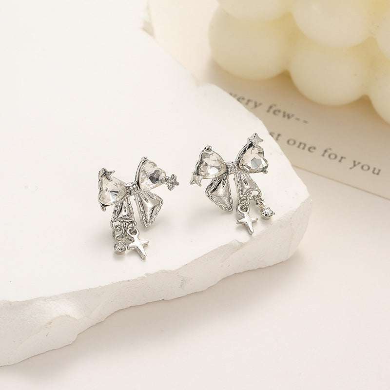 Women's Asterism Zircon Sweet Design Fashion Exquisite Earrings