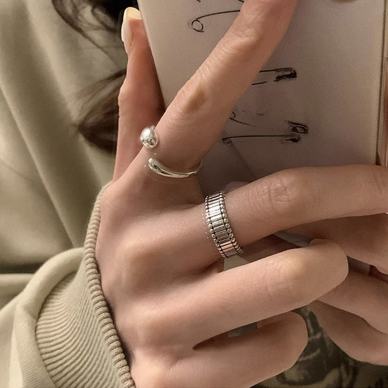 Geometric Female Hip Hop Fashion Wild Style Ring