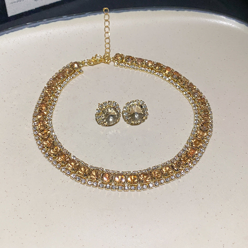 Palace Style Temperamental Minority Clavicle Chain Light Necklaces