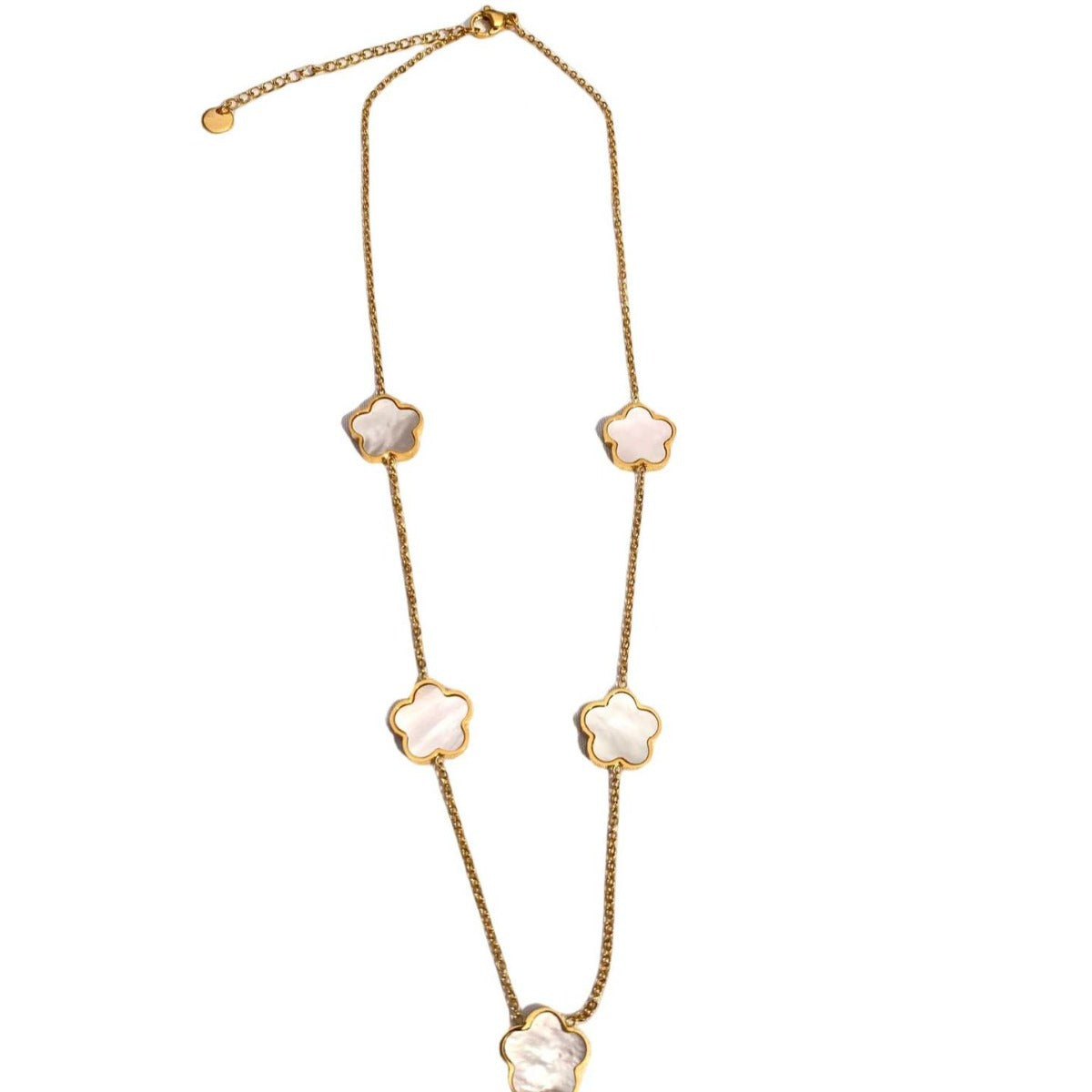 Four-leaf Clover Pork Belly Titanium Steel Female Light Luxury Necklaces