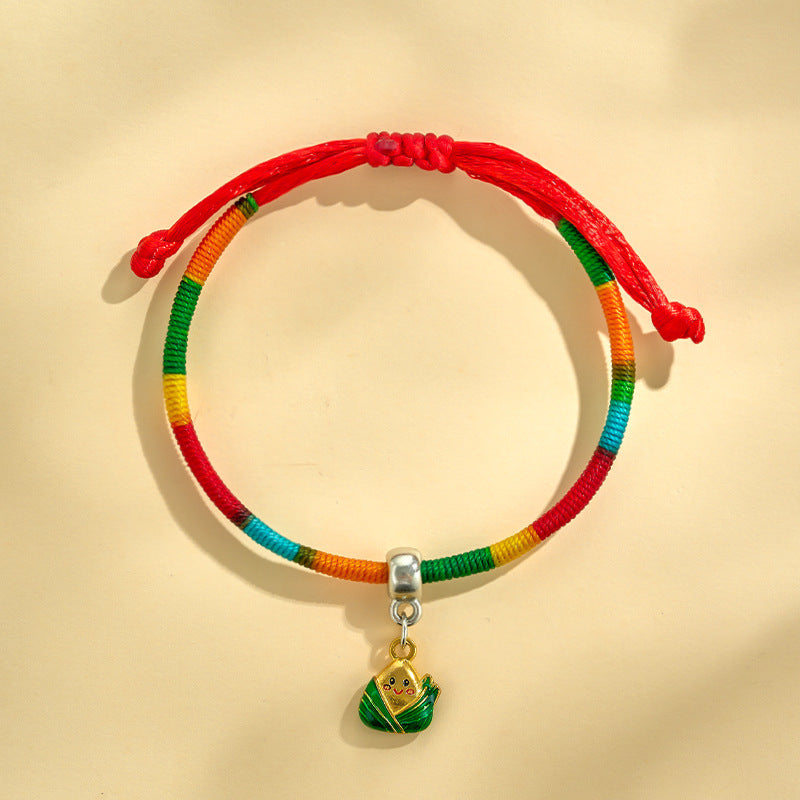 Children's Dragon Boat Festival Colorful Rope Hand-woven Small Bracelets