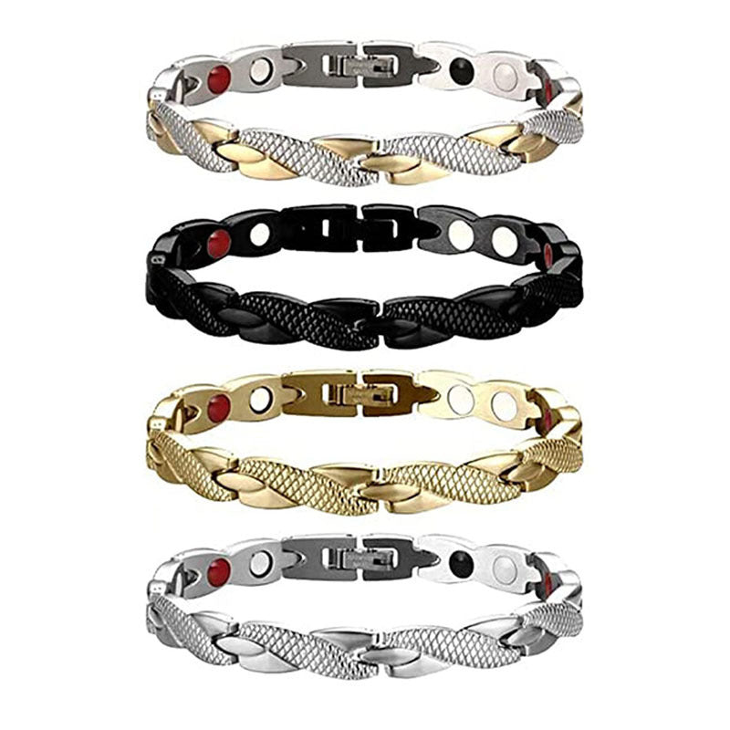 Men's Detachable Magnet Module Couple Magnetic Brace Bracelets