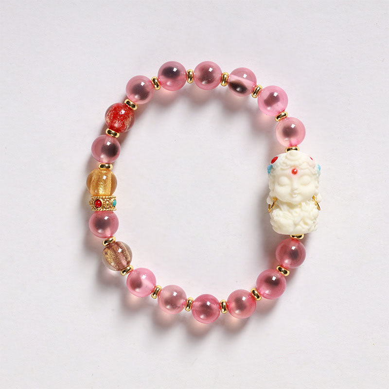 Women's Agate High-grade Natural Fragrant Gray Glaze Scenic Spot Live Bracelets
