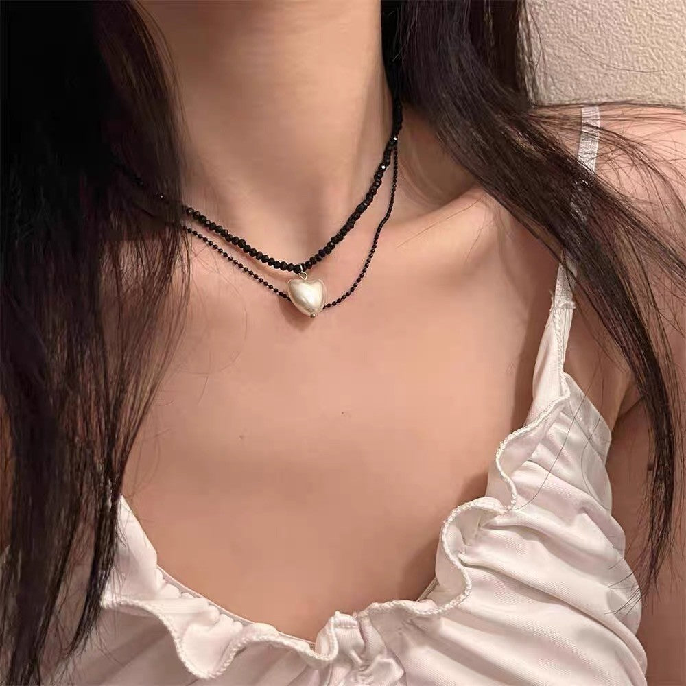 Natural Stone Female Summer Simple Temperamental Necklaces