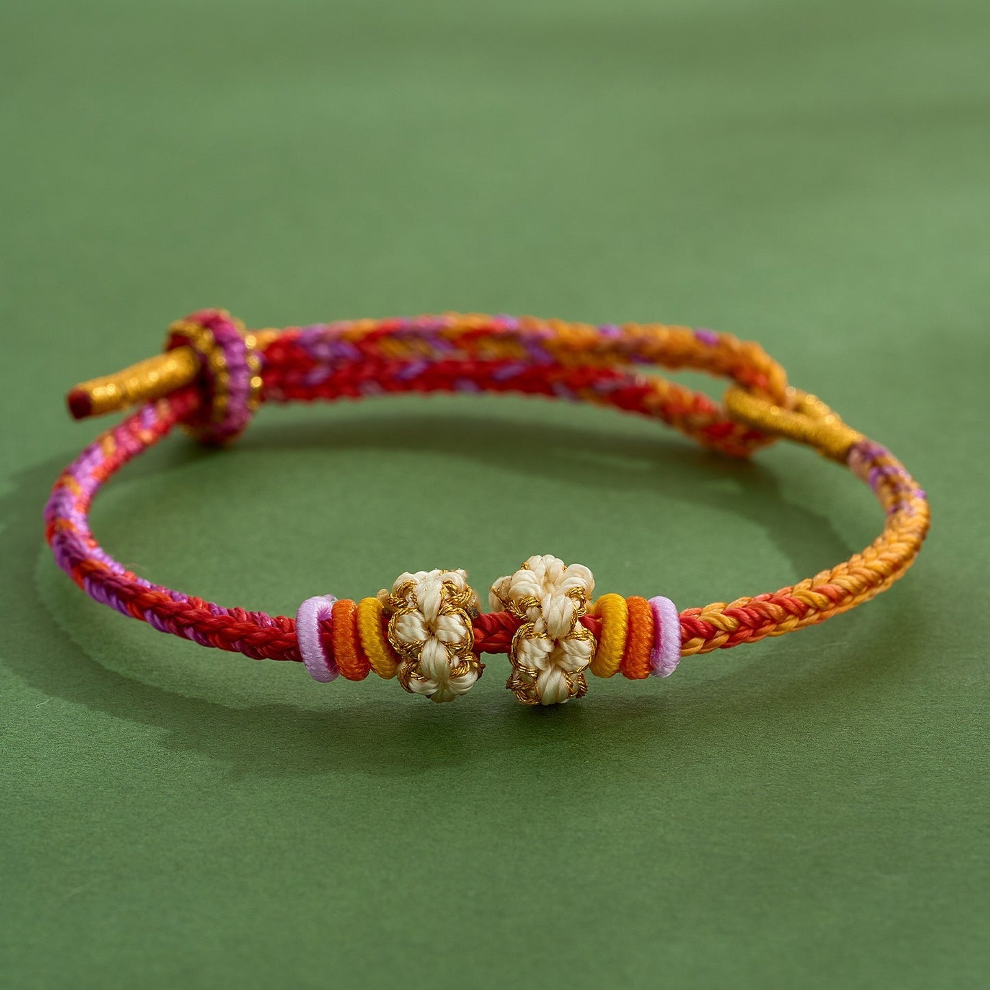 Dragon Boat Festival Colorful Rope Small Red Hand-woven Tiger Head Bracelet