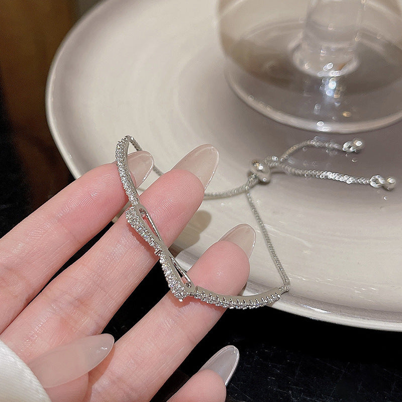 Zircon Female Affordable Luxury Fashion Design Bracelet