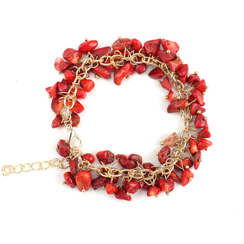 Bohemian Natural Gravel Crystal Fashion Wild Bracelets