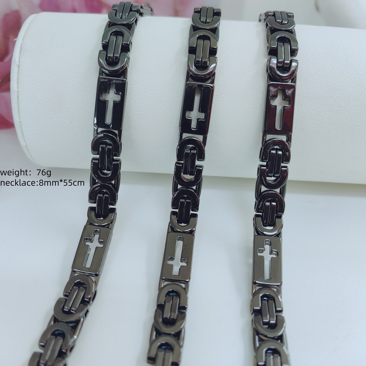 Fashion Trendy Unique Man's Stainless Steel Necklace