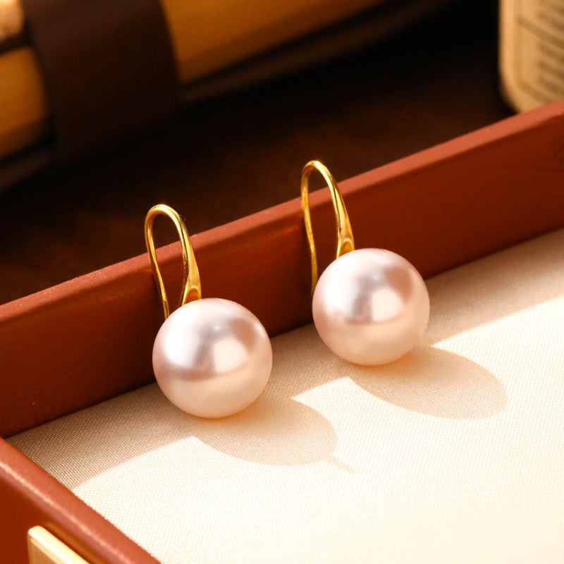 Women's Style All Match Pearl High Heels Earrings