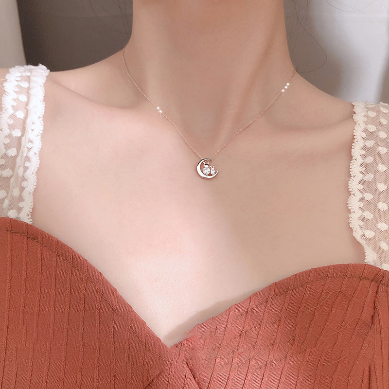 Women's Six Sweet Clavicle Chain Niche Personality Necklaces