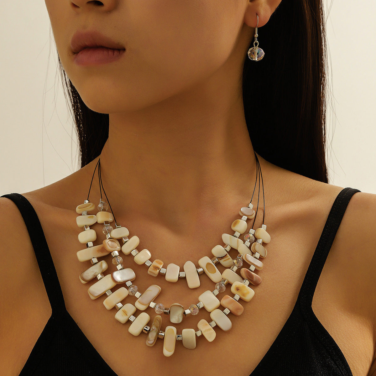Colorful Beaded Turquoise Fashion Elegant High-grade Jewelry Set
