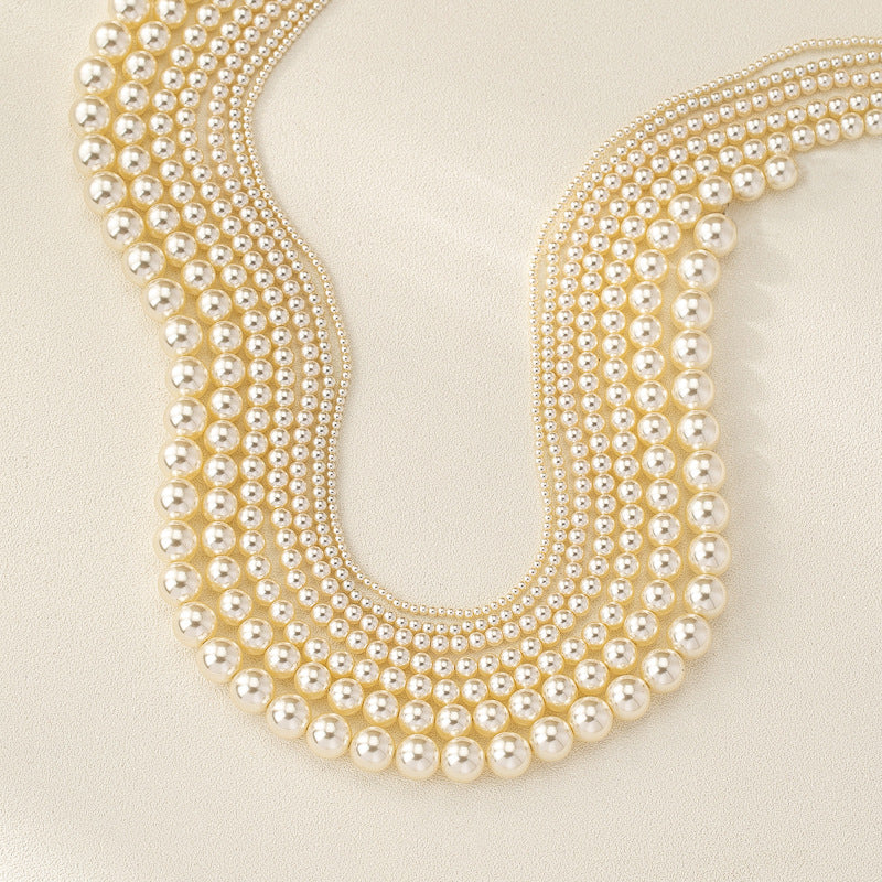 Women's Pearl High-grade Ornament Beaded Clavicle Chain Necklaces