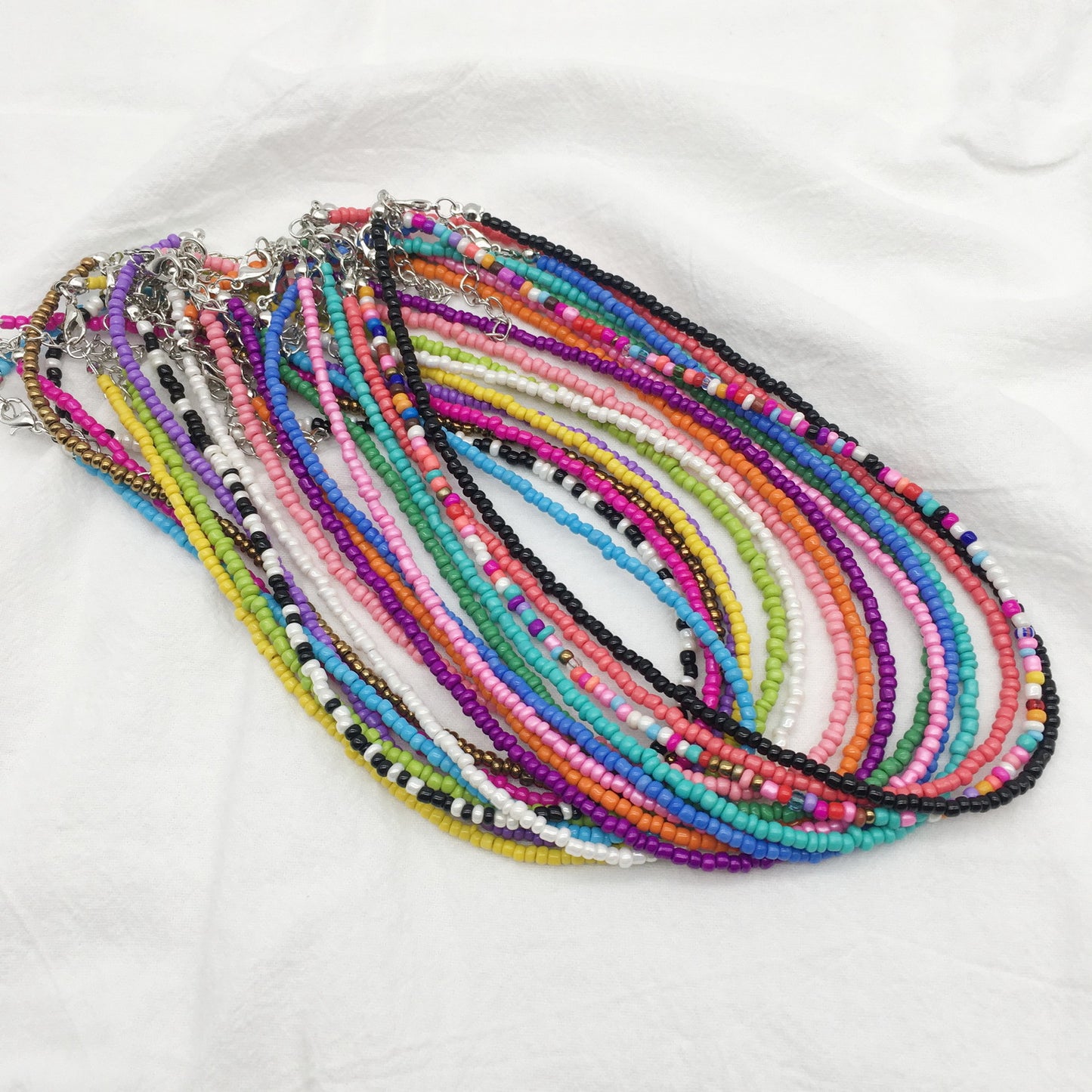 Beautiful Women's Bead Multicolor Vacation Beach Necklace
