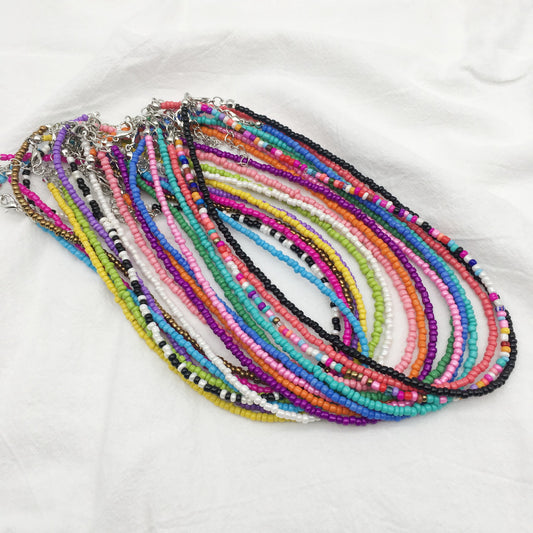 Beautiful Women's Bead Multicolor Vacation Beach Necklace
