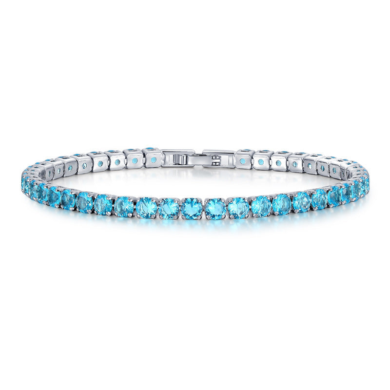 Zircon Tennis Unisex Fashion Simple Hand Bracelet