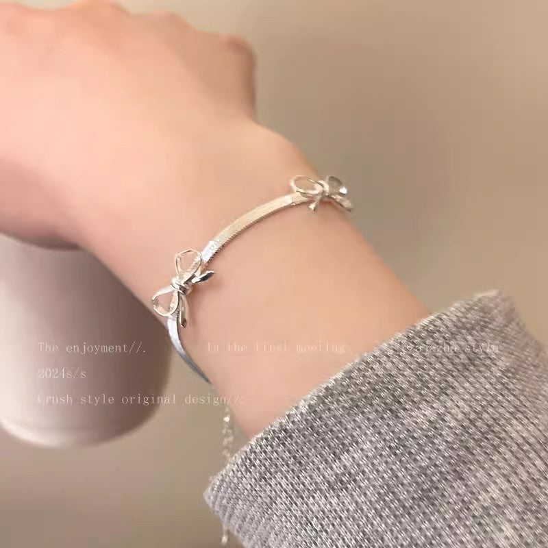 Metal Bow Summer Cold Wind Design Bracelets