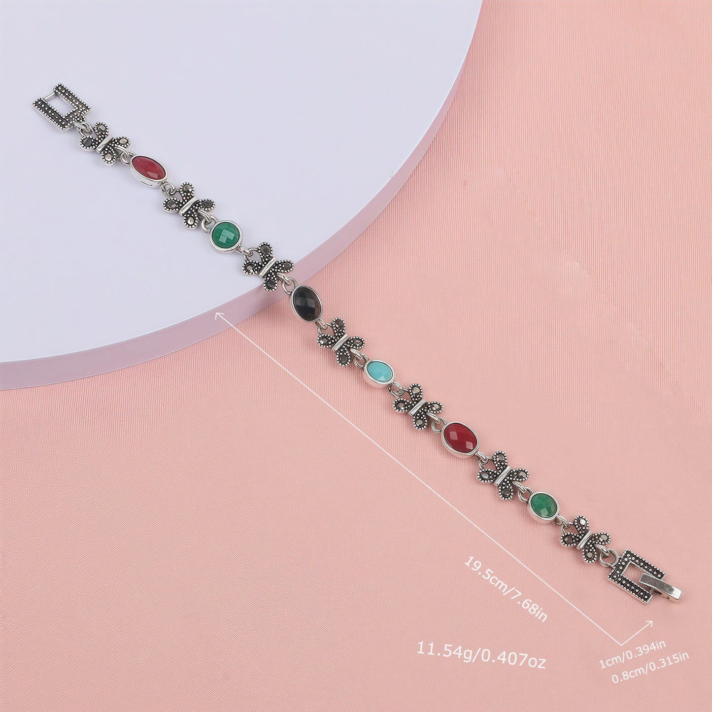 Women's Personality Retro Ethnic Style Inlaid Turquoise Bracelet