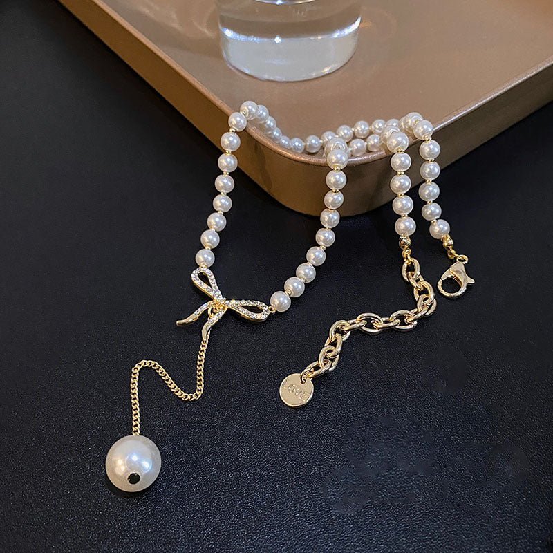 Women's Bow Elegant Light Luxury Niche Design Necklace
