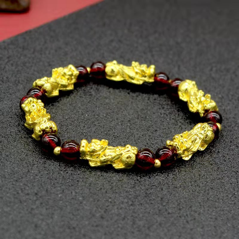 Women's Drawing Pi Agate Five Fashion Live Bracelets