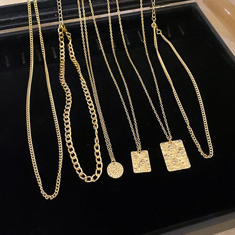 Women's High-grade Accessories Clavicle Chain Super Shiny Necklaces