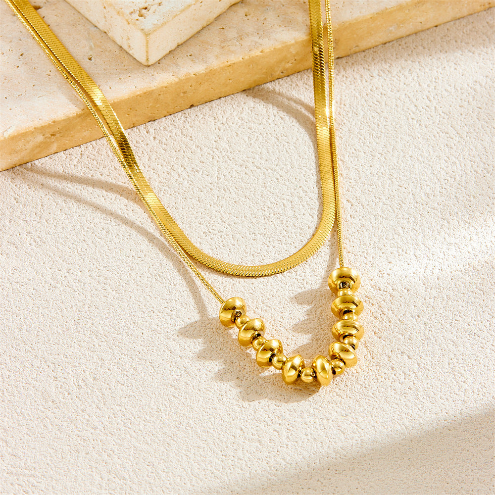 Design Clavicle Chain Light Luxury Advanced Simple Irregular Layered Necklace
