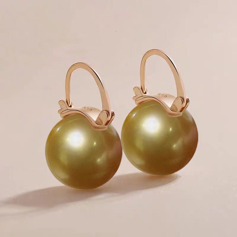 Shell Pearl Parvenu Gold Imitation White Rings