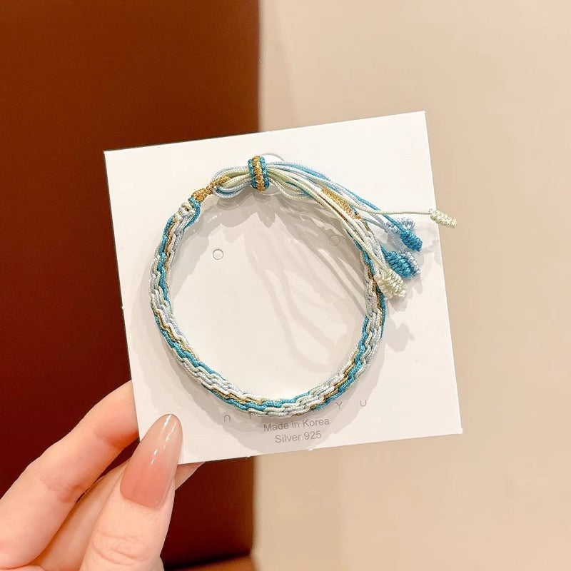 Small Gift Tassel Adjustable Red Rope Dragon Boat Festival Bracelet
