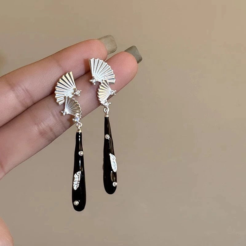 Women's Shaped National Fashion Stylish Water Drop Butterfly Earrings