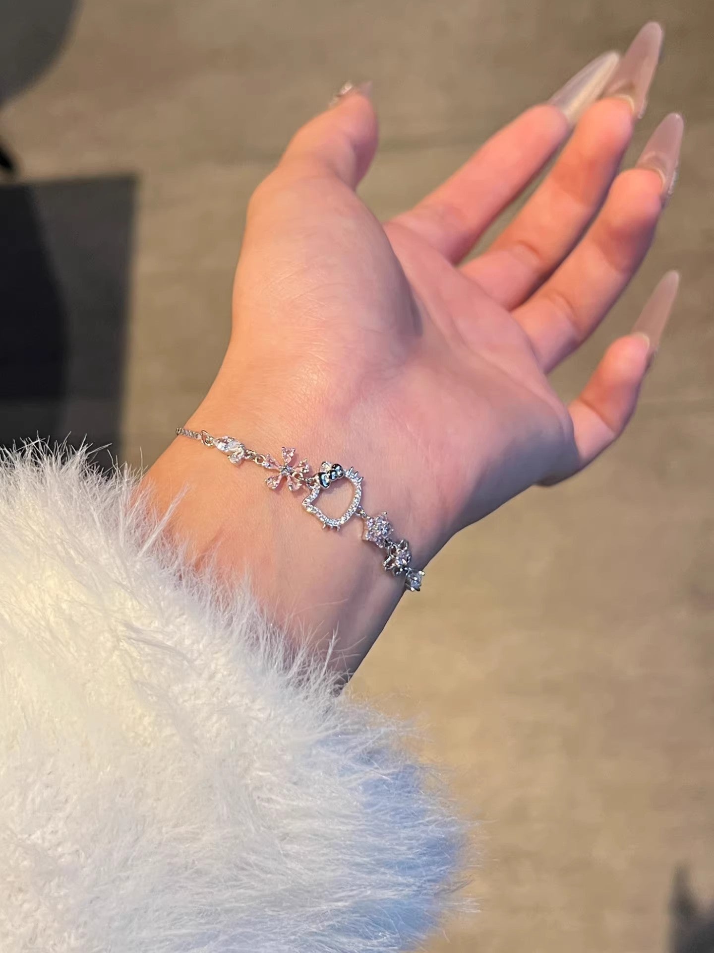 Cherry Blossom Female Light Luxury Minority Bracelet
