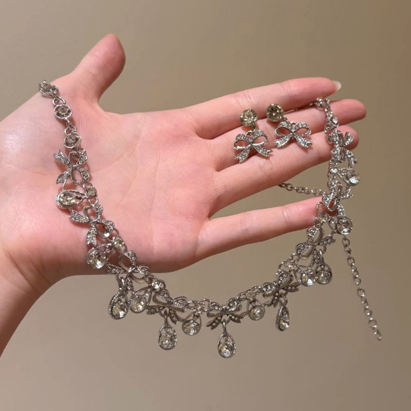 Elegant Drop Round Light Luxury Minority Necklaces