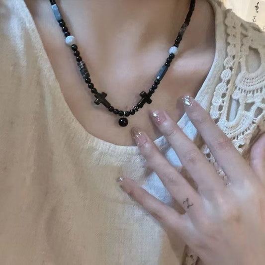 Women's High-grade Natural Stone Retro Easy Matching Necklaces