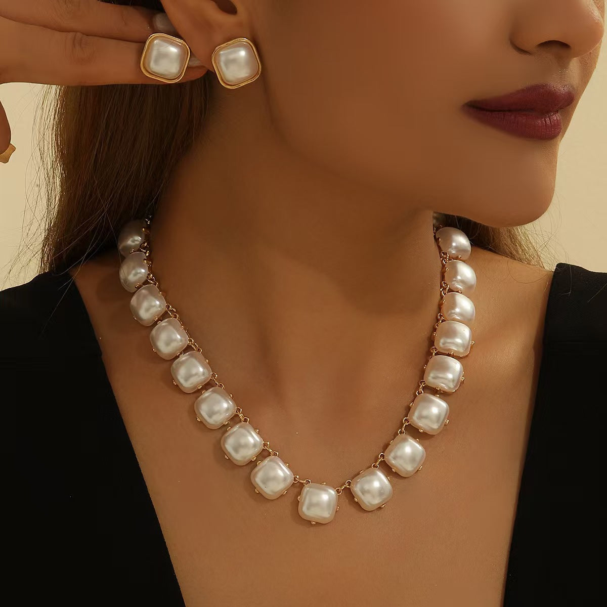 Unique Classic Stylish Cool Diamond Alloy Jewelry Set