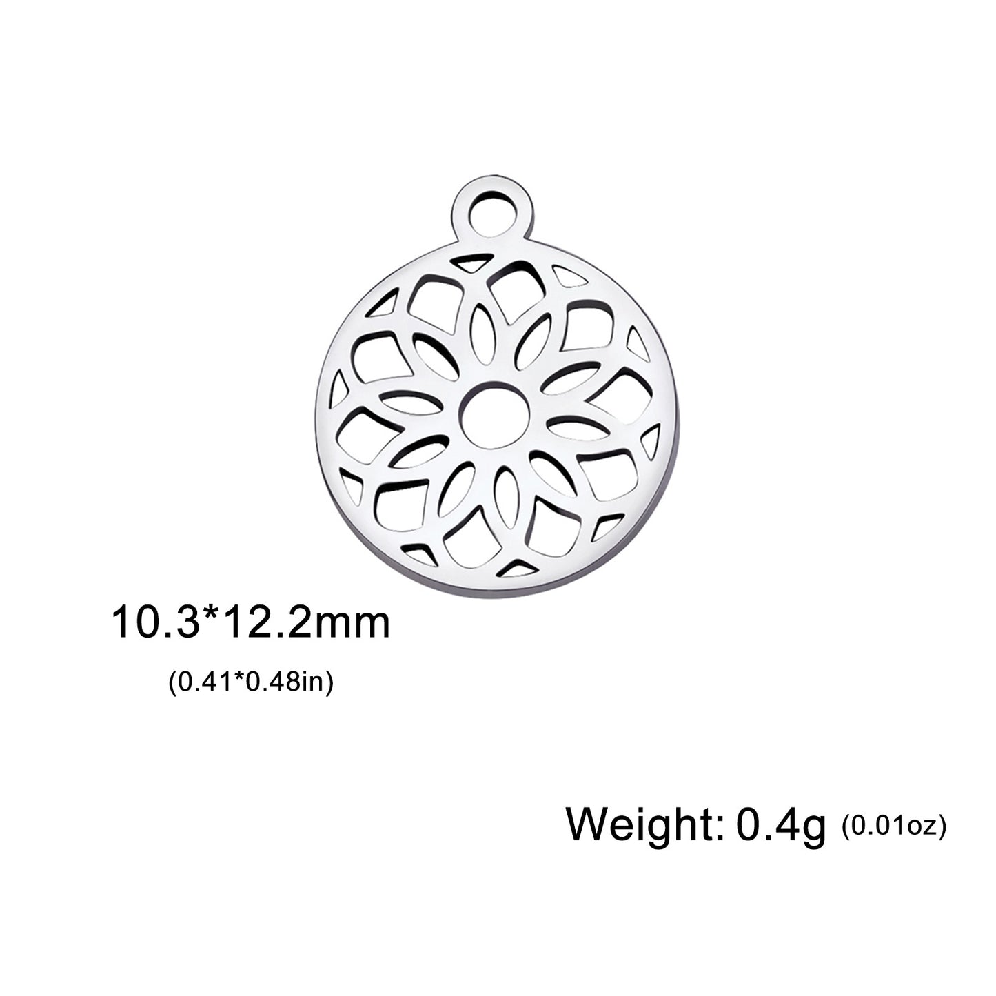 Charm Irish Knot Hand Sunflower Tree Ribbon Five-pointed Pendants