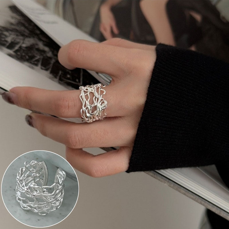 Women's Style Temperament Water Drop Retro Stylish Rings