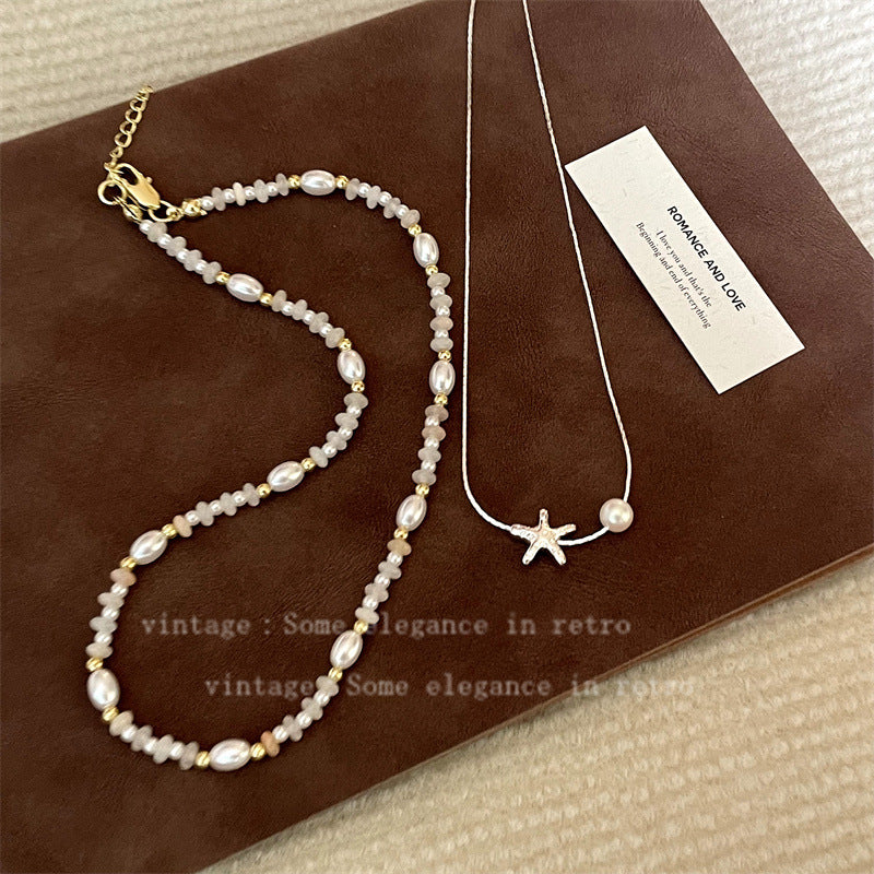 Luxury Simple Niche High-grade Clavicle Chain Sier Necklace