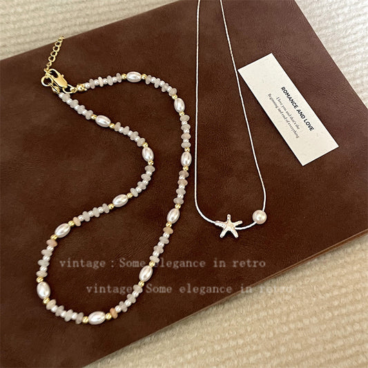 Luxury Simple Niche High-grade Clavicle Chain Sier Necklace