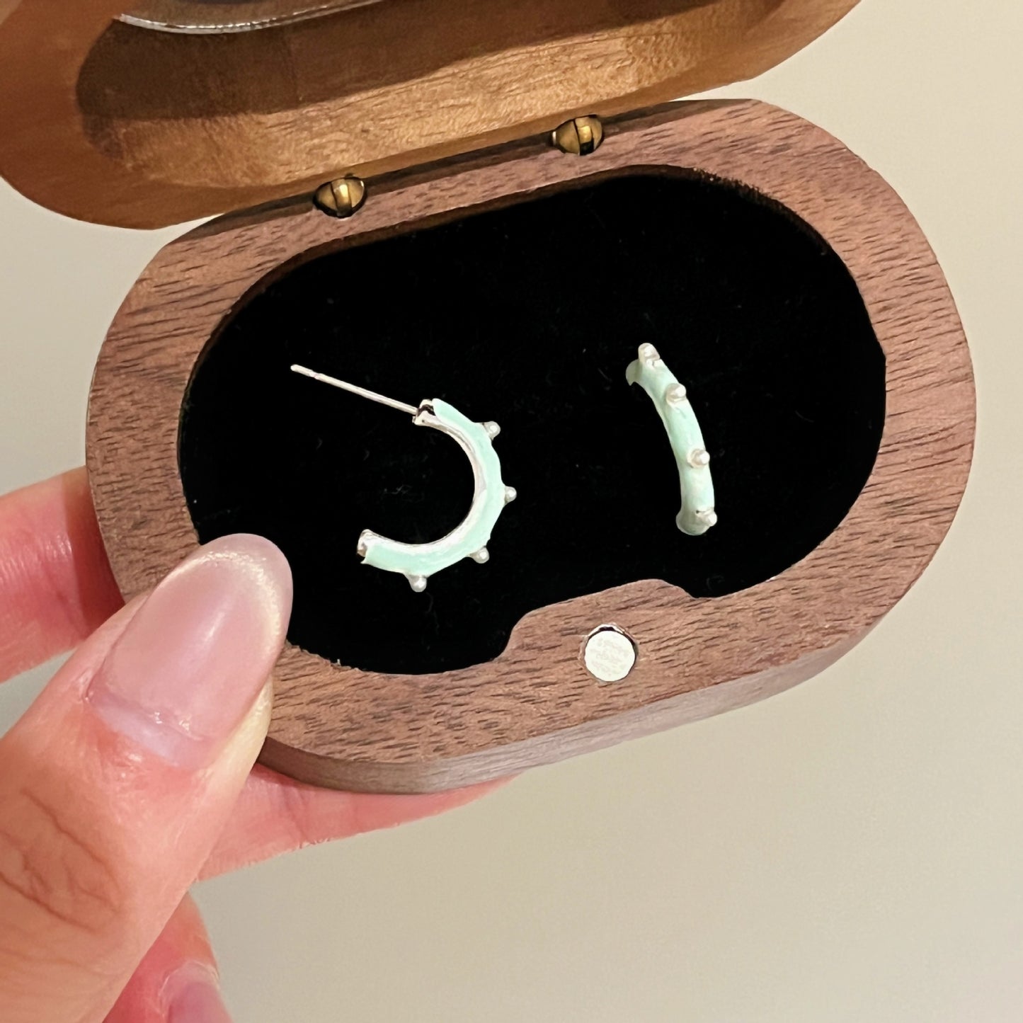 Elegant Stylish Women's Colorful Sweet Live Stud Earrings