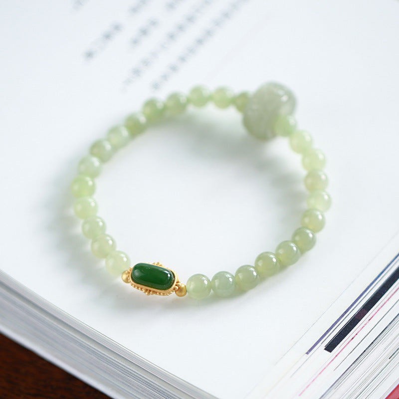 Women's Jade Sterling Sier Jewelry Gift For Bracelets