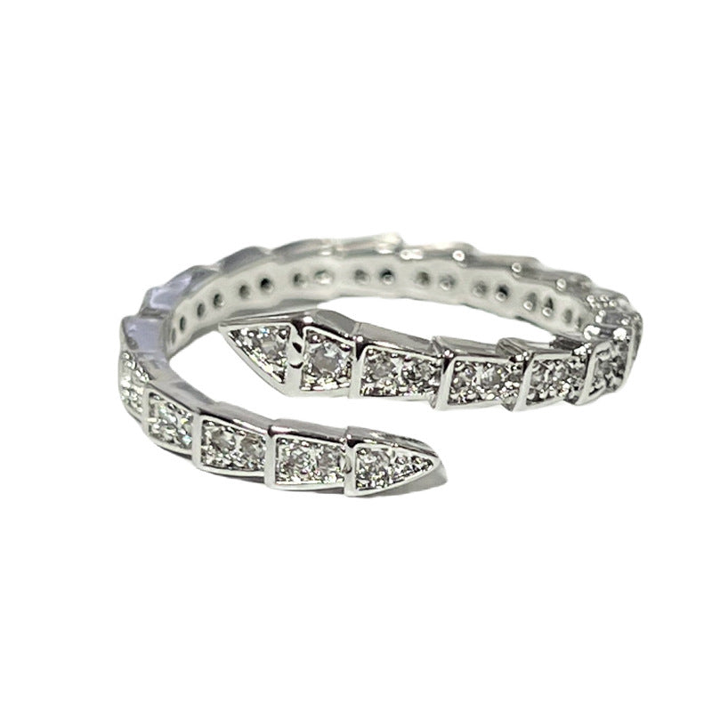 Full Diamond Open Female Cold Wind Rings