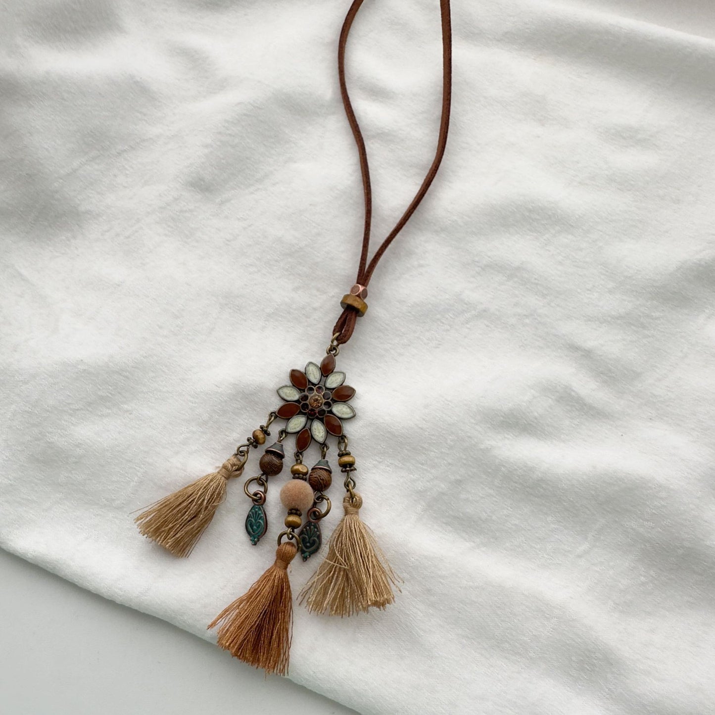 Women's Bohemian Butterfly Vintage Ethnic Style Tassel Necklaces