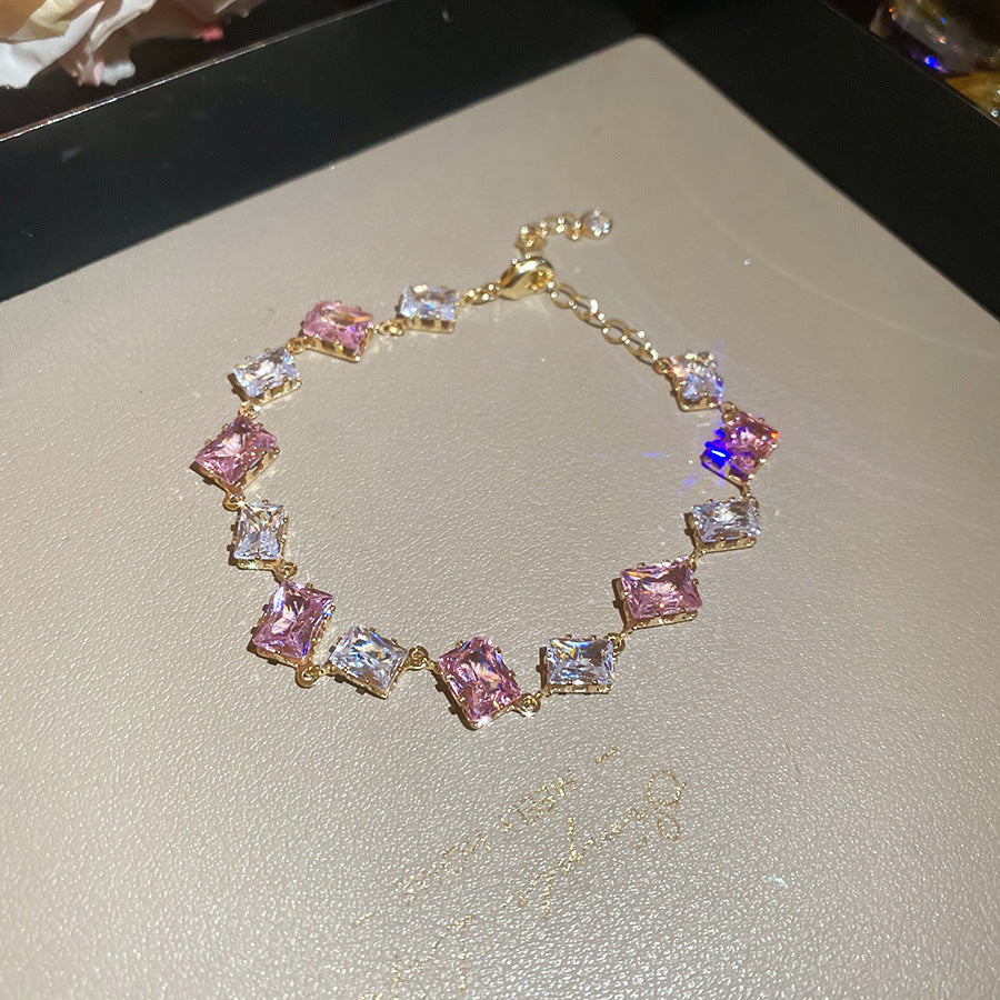 Women's Oval Leaf Small Fresh Gentle Temperament Light Luxury High Sense Bracelet